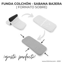 Pack 2ud.Funda Colchón Sabana Bajera Capazo Nuna Lytl Triv Next PIQUE BLANCO