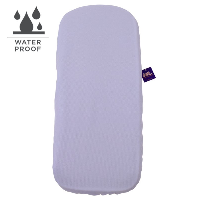 Funda Colchón Sabana Bajera Capazo Impermeable Nuna Lytl Triv Next PIQUE CELESTE