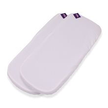 Pack 2ud.Funda Colchón Sabana Bajera Capazo Chicco Urban Plus PIQUE BLANCO