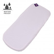 Funda Colchón Sabana Bajera Capazo Impermeable Chicco Urban Plus PIQUE BLANCO