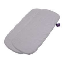 Pack 2ud.Funda Colchón Sabana Bajera Capazo Chicco Urban Plus GRIS MELANGE